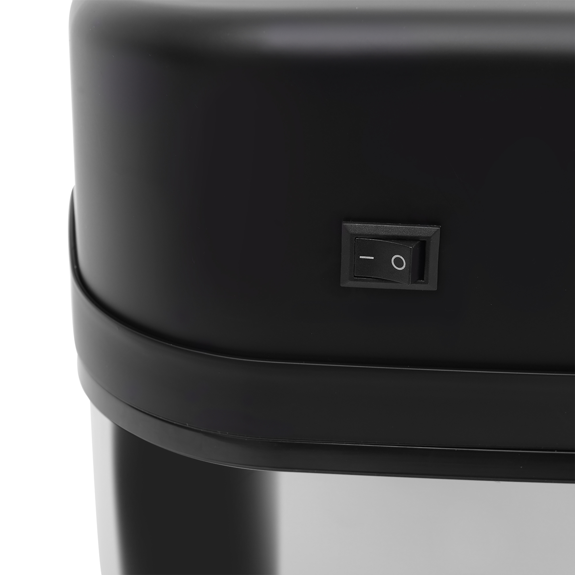 Sensor Mülleimer 20L Edelstahl Automatischer Mülleimer mit Bewegungssensor, Inneneimer 33 x 25 x 42,5 cm Silber+Schwarz