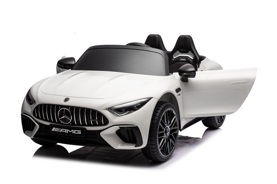 Kinderfahrzeug Mercedes SL63 AMG - weiß lackiert