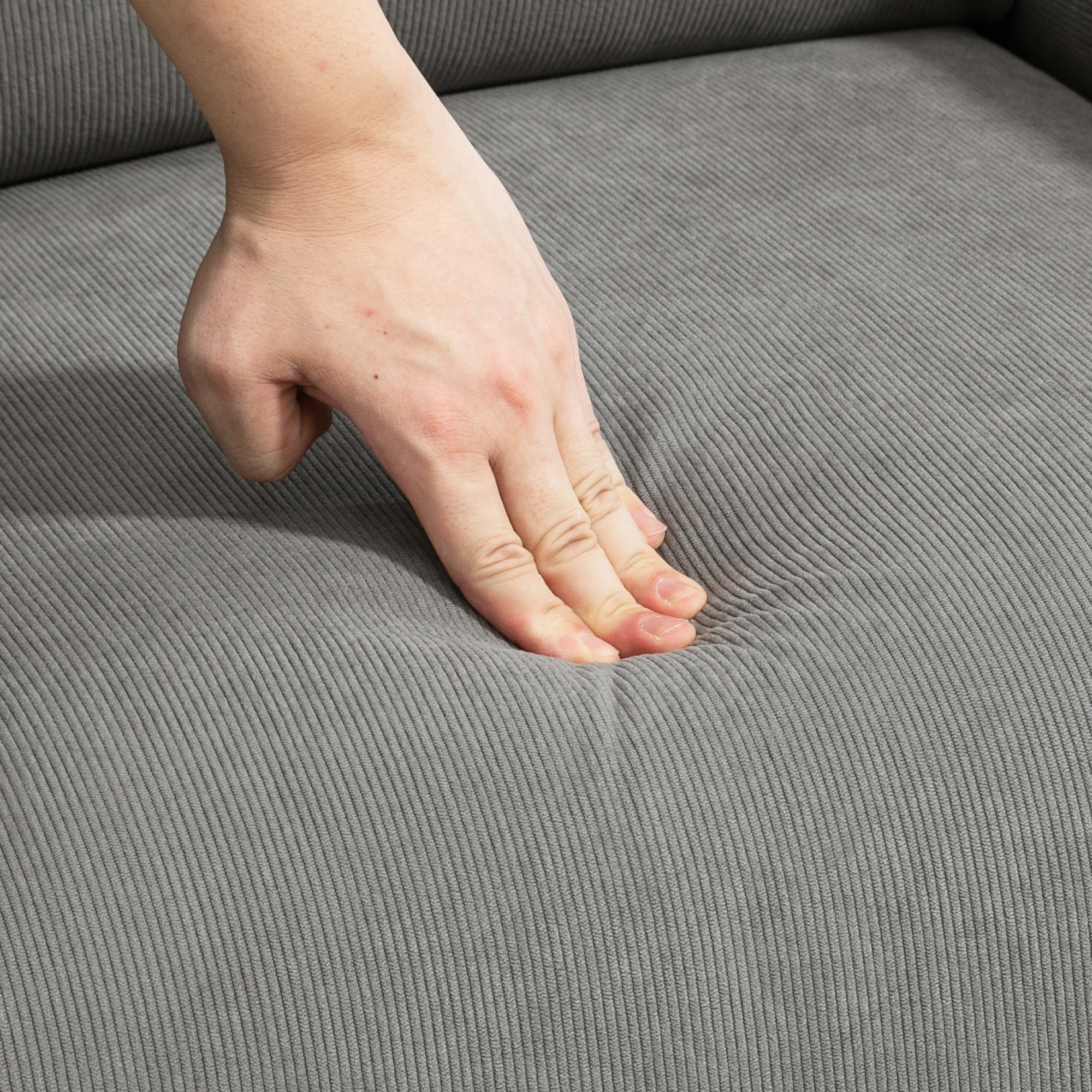 Fernsehsessel mit Aufstehhilfe Elektrisch, Massagesessel mit Liegefunktion und Wärmefunktion, Relaxsessel mit Fernbedienung und Seitentasche Verstellbar Polyester-Gewebe Dunkelgrau