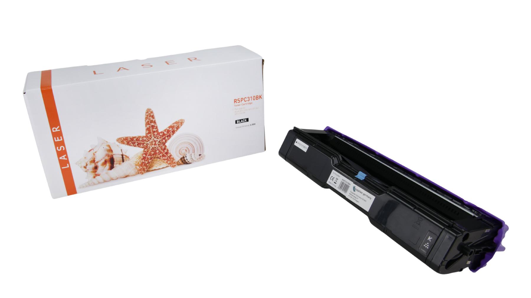 SPC310schwarz alternativ Toner schwarz für Ricoh  / 406479 / 6.500 Seiten