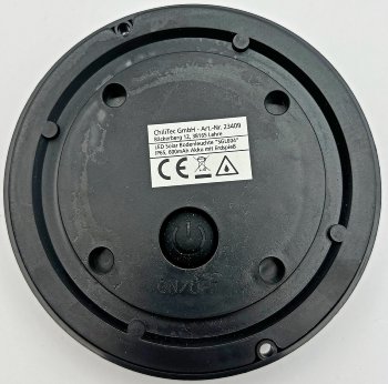 LED Solar Bodenleuchte "SGL604", IP65, 600mAh Akku