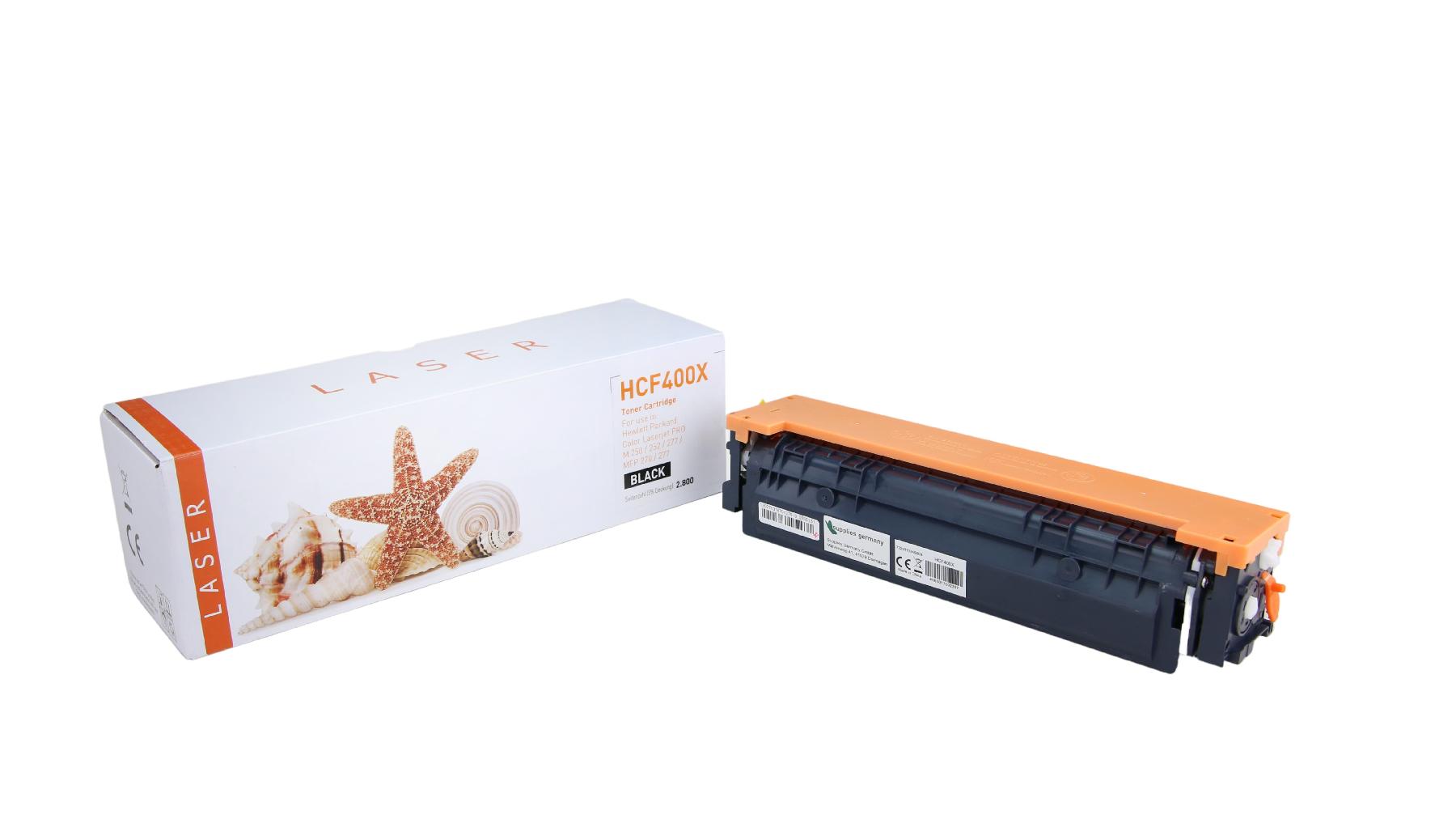 CF400X alternativ Toner black für HP / CF400XBK / 2.800 Seiten