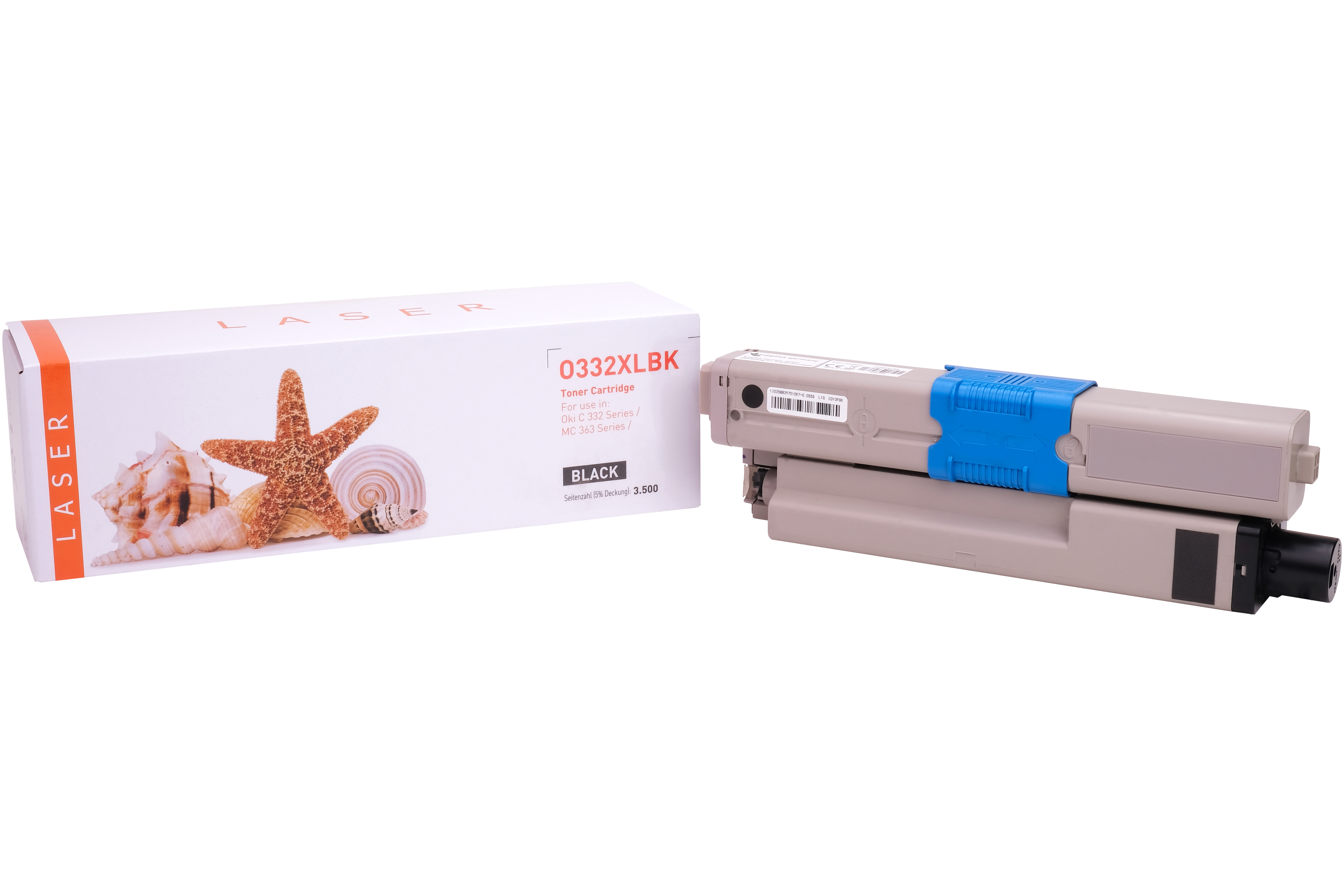 C332XLBK alternativ Toner black Oki / 46508712 / 3.500 Seiten C332XLBK alternativ Toner black Oki / 46508712 / 3.500 Seiten