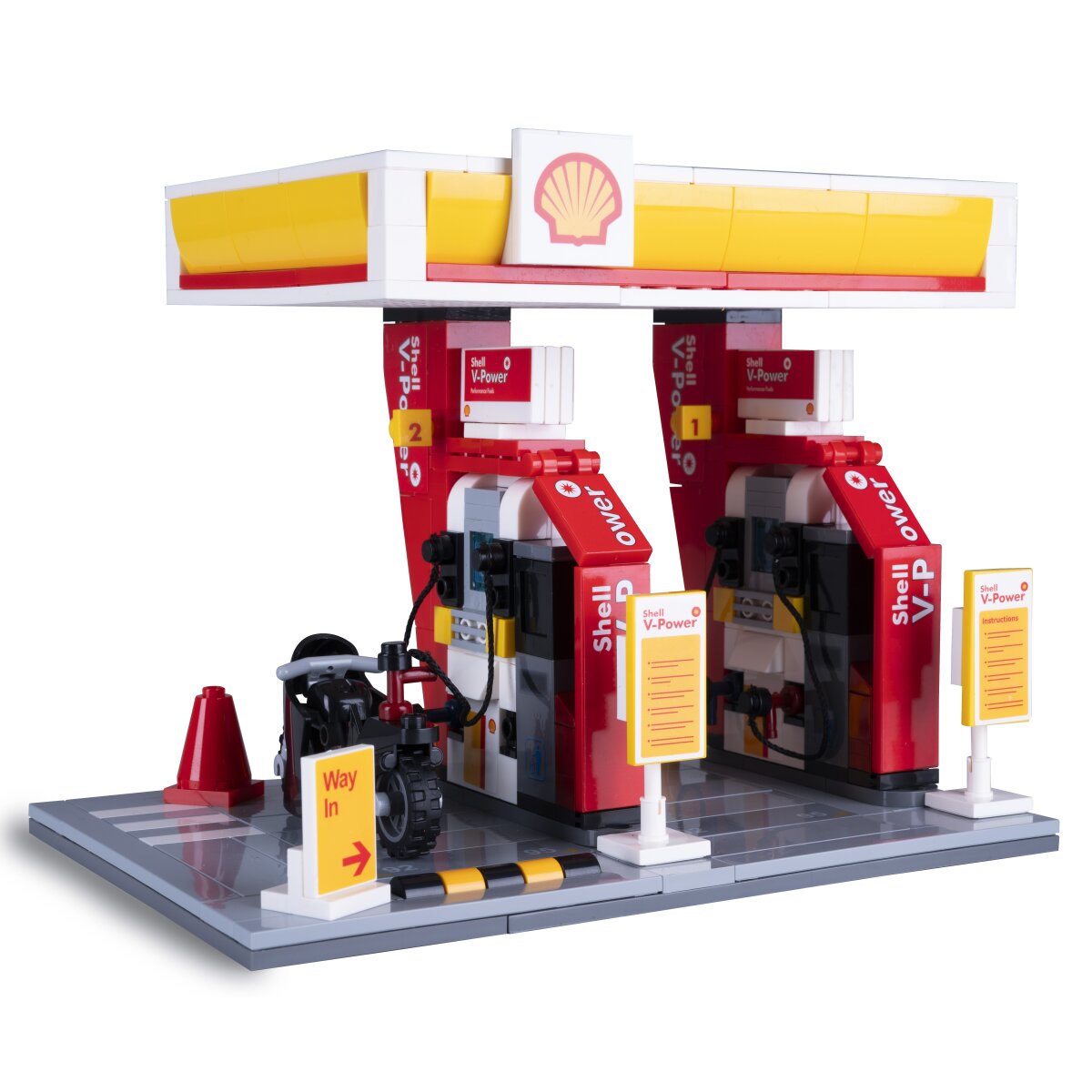 CaDA Set C66028W Shell Tankstelle Bricks CaDA Set C66028W Shell Tankstelle Bricks