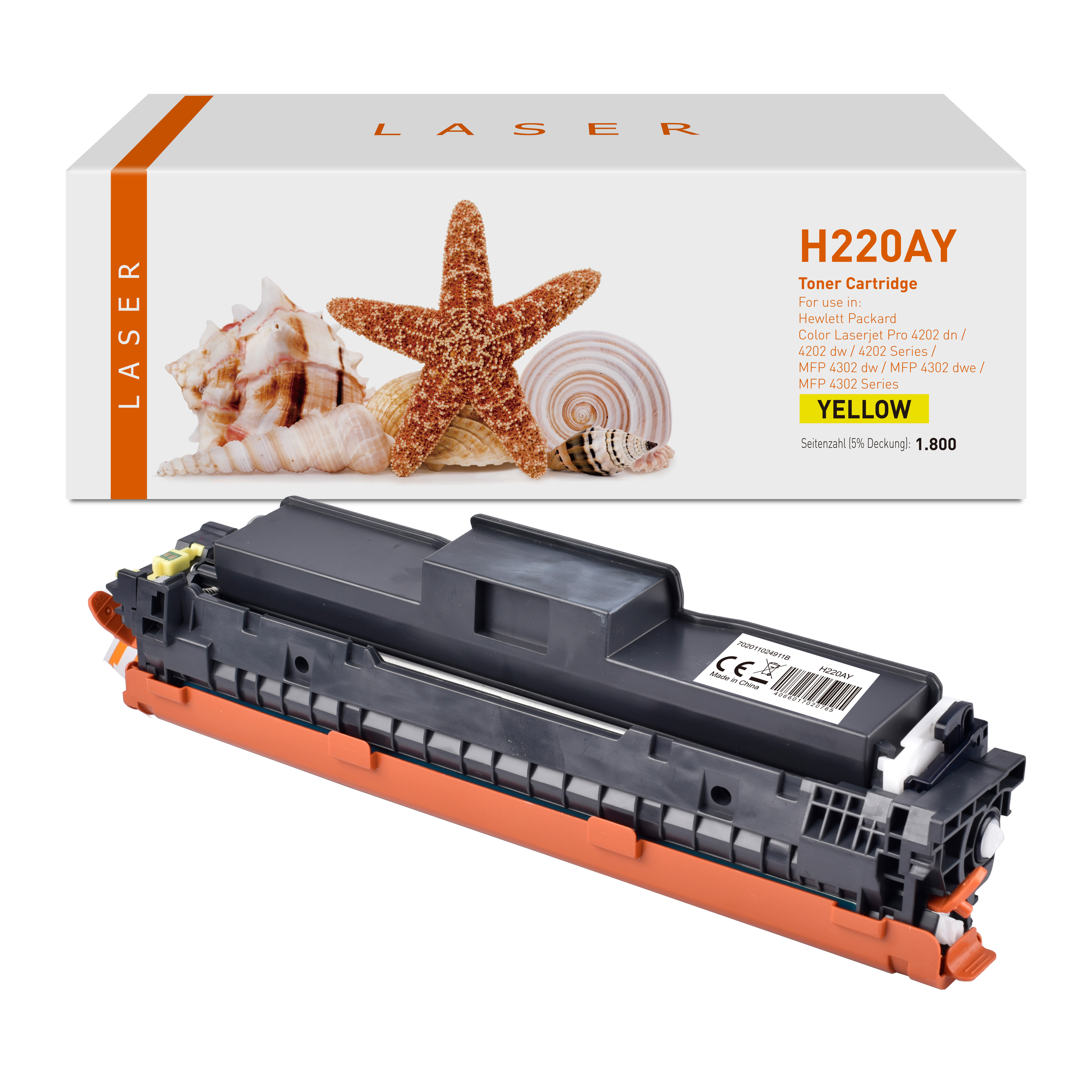 220AM alternativ Toner magenta für HP / W2203A / 1.800 Seiten