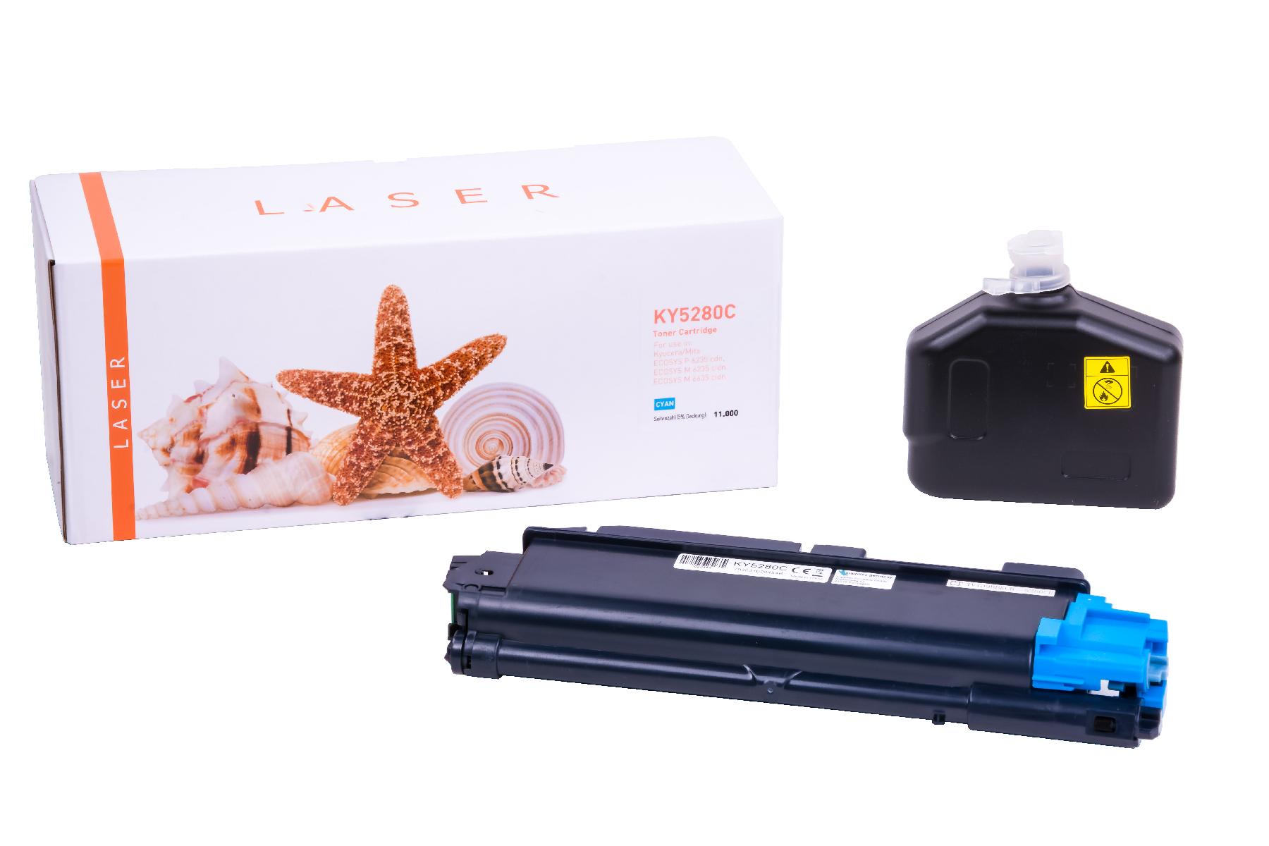 TK5280C alternativ Toner Cyan für Kyocera / TK5280C / 11.000 Seiten TK5280C alternativ Toner Cyan für Kyocera / TK5280C / 11.000 Seiten