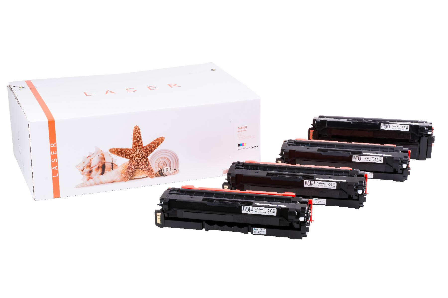 CLP680KIT alternativ Toner Rainbowkit Samsu / CLT 506L/ELS / BK6.000 / CMY3.500 Seiten CLP680KIT alternativ Toner Rainbowkit Samsu / CLT 506L/ELS / BK6.000 / CMY3.500 Seiten