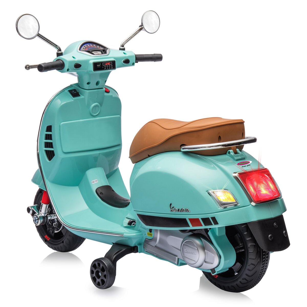Kindermotorrad Vespa GTS 125 mintgrün Li-Power 12.6