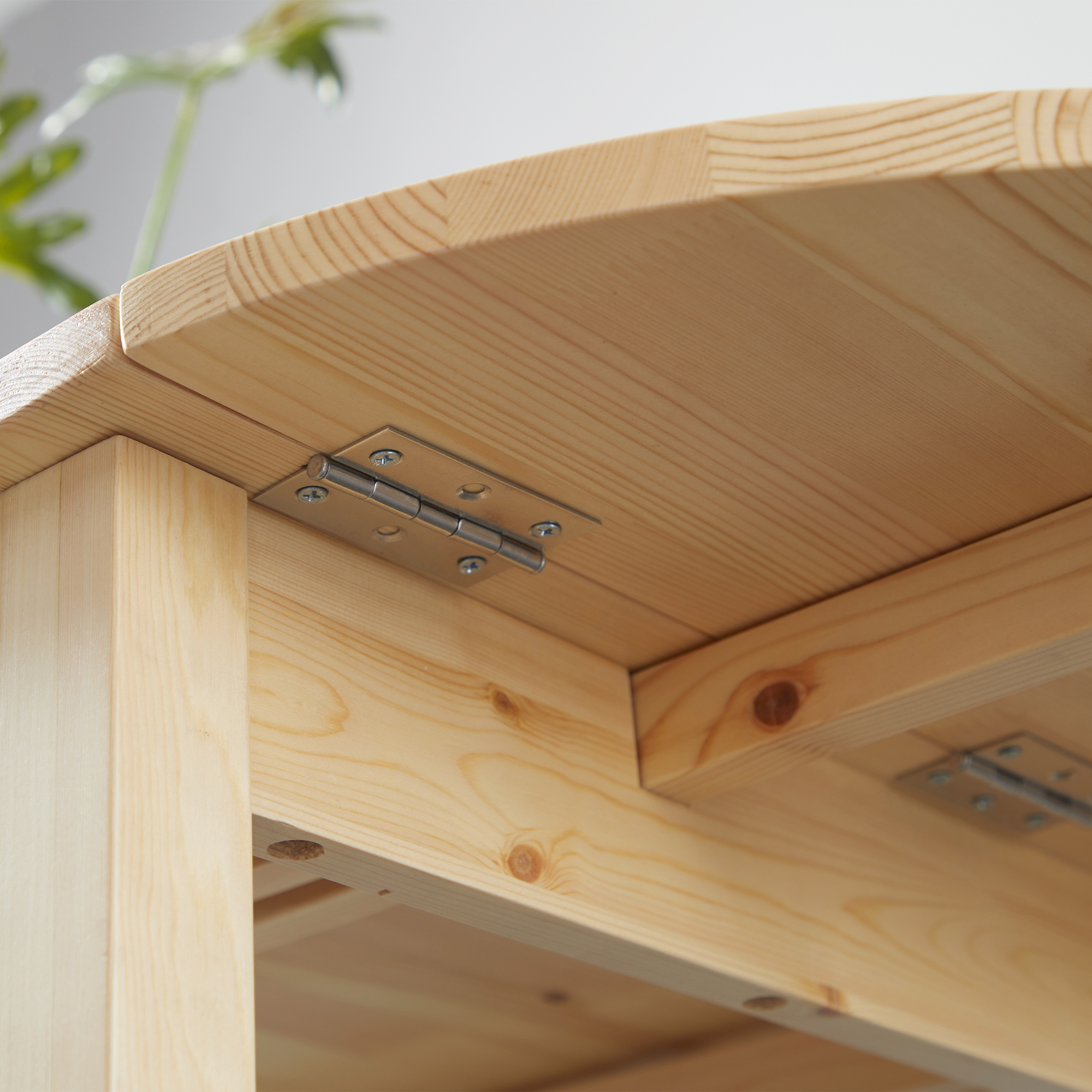 Esstisch aus Holz Klappbar Küchentisch für 6 Personen mit Drop-Leaf-Design 140 x 70 x 75 cm Naturholz