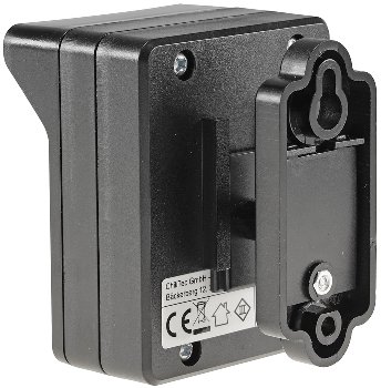 Funk-Bewegungsmelder für "Pilota Casa" / IP44, 90°/8m PIR, Aufputz, schwarz