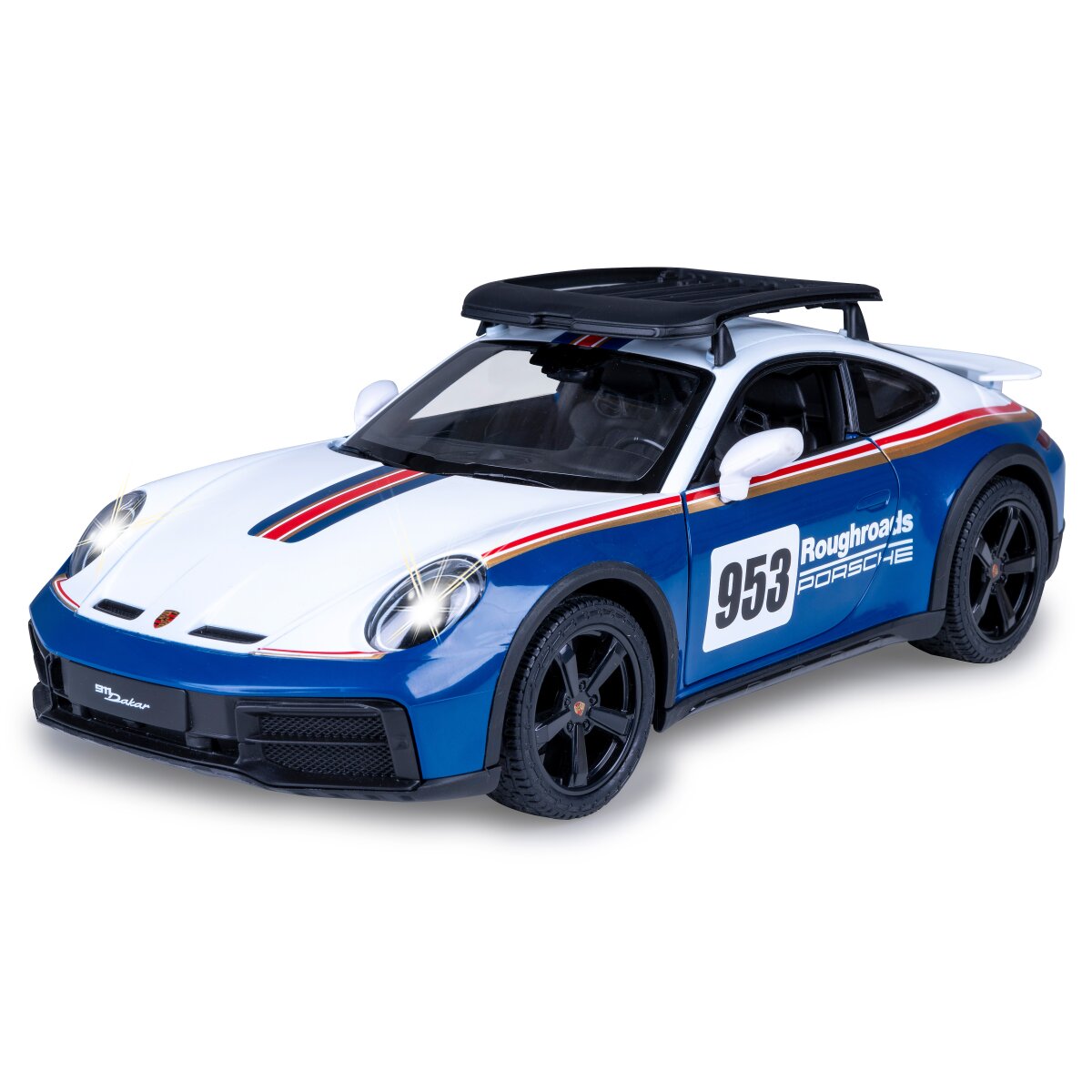 Porsche 911 Dakar Performance 1:14 blau 2,4GHz Tür manuell