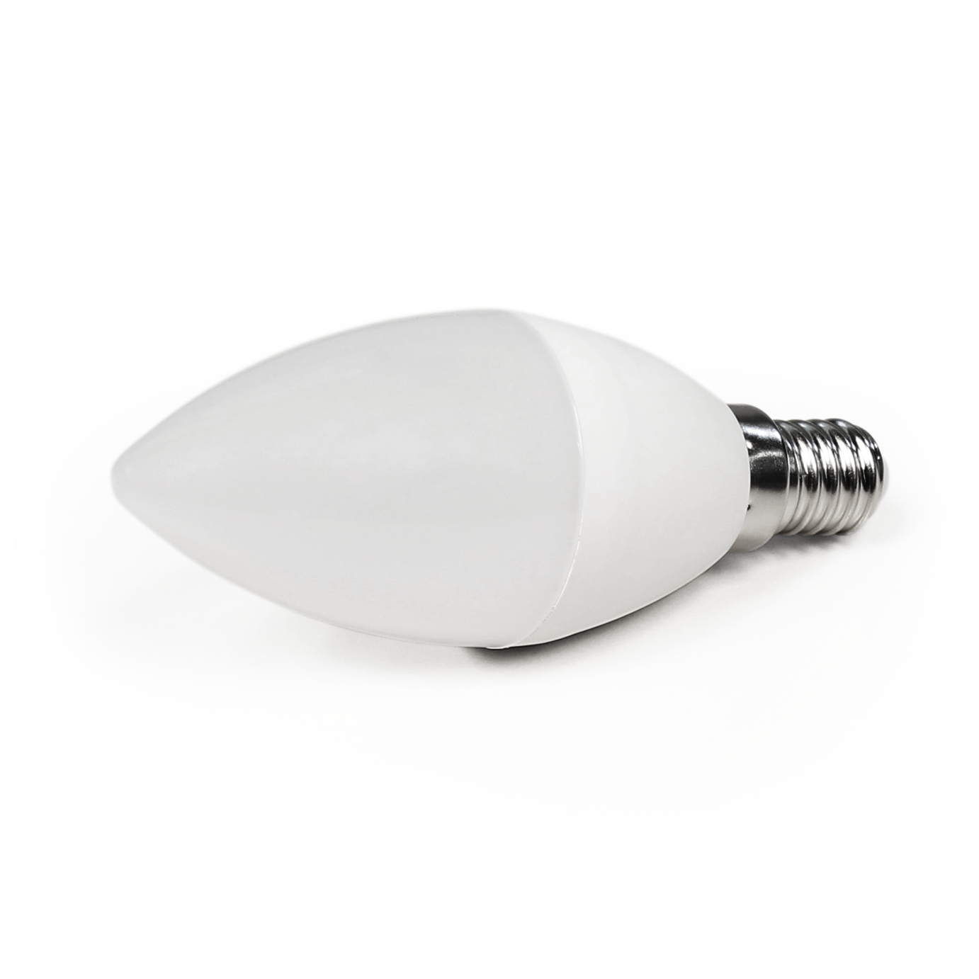 LED Kerzenlampe McShine, E14, 8W, 600lm, 160°, 3000K, warmweiß, Ø37x105mm