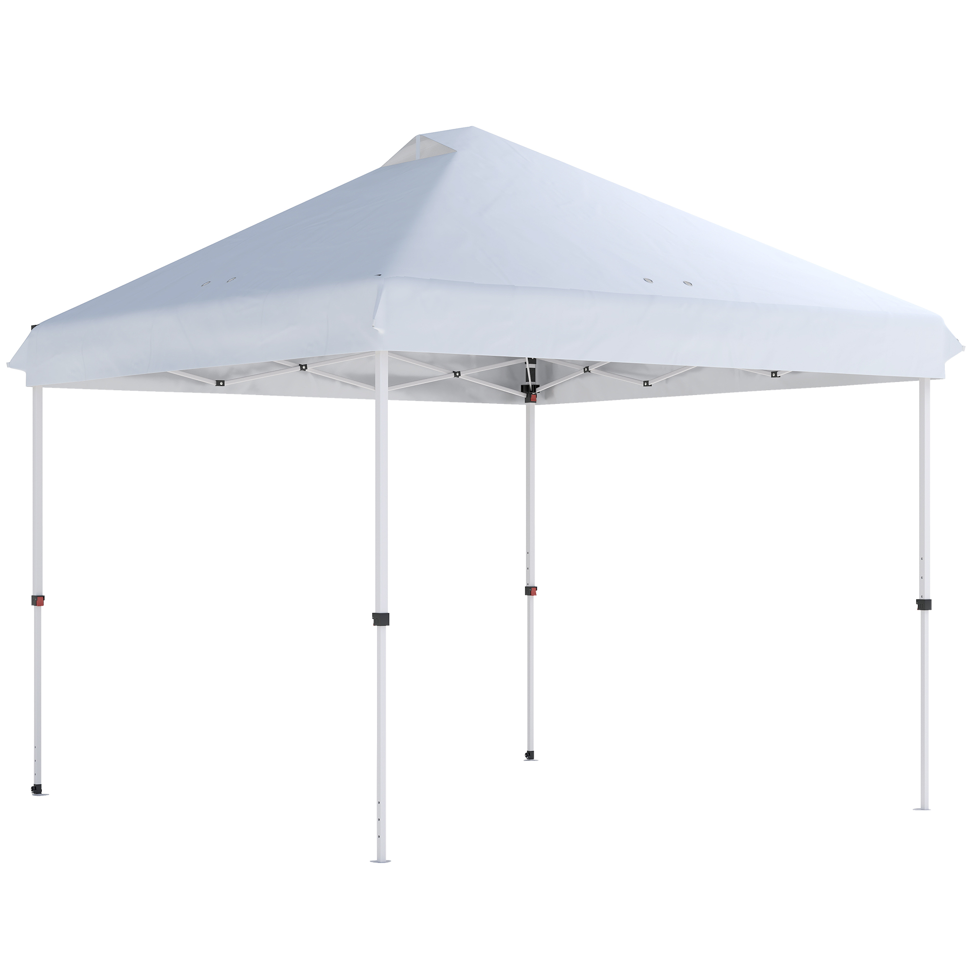 Pavillon 3 x 3 m Wasserdicht Stabil Winterfest Pop-up Faltpavillon, UV 50+ mit Tasche Sandsäcke