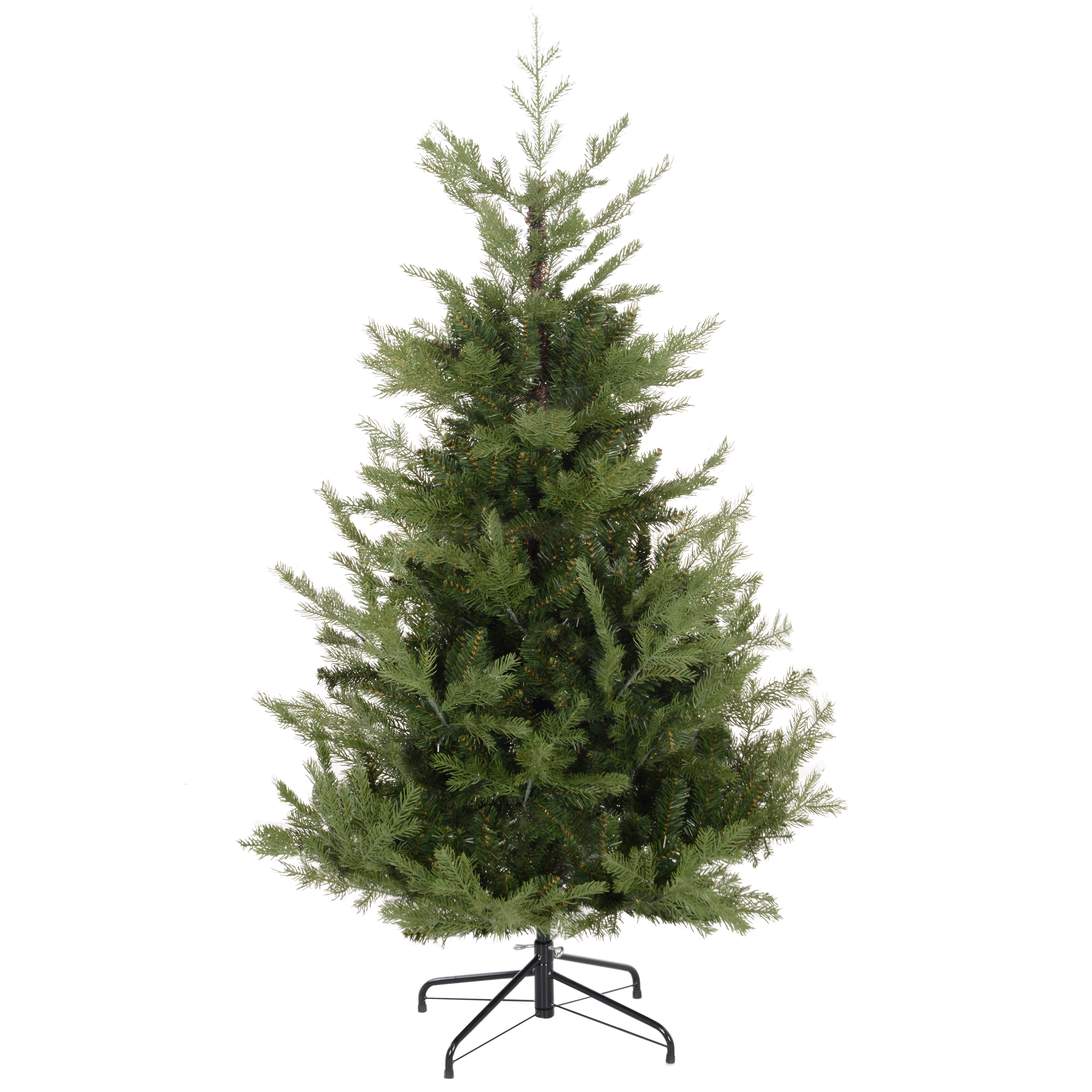 Weihnachtsbaum, Kunsttanne, realistisches Aussehen, schneller Aufbau, Kunststoff, Grün, 100 x 100 x 150cm