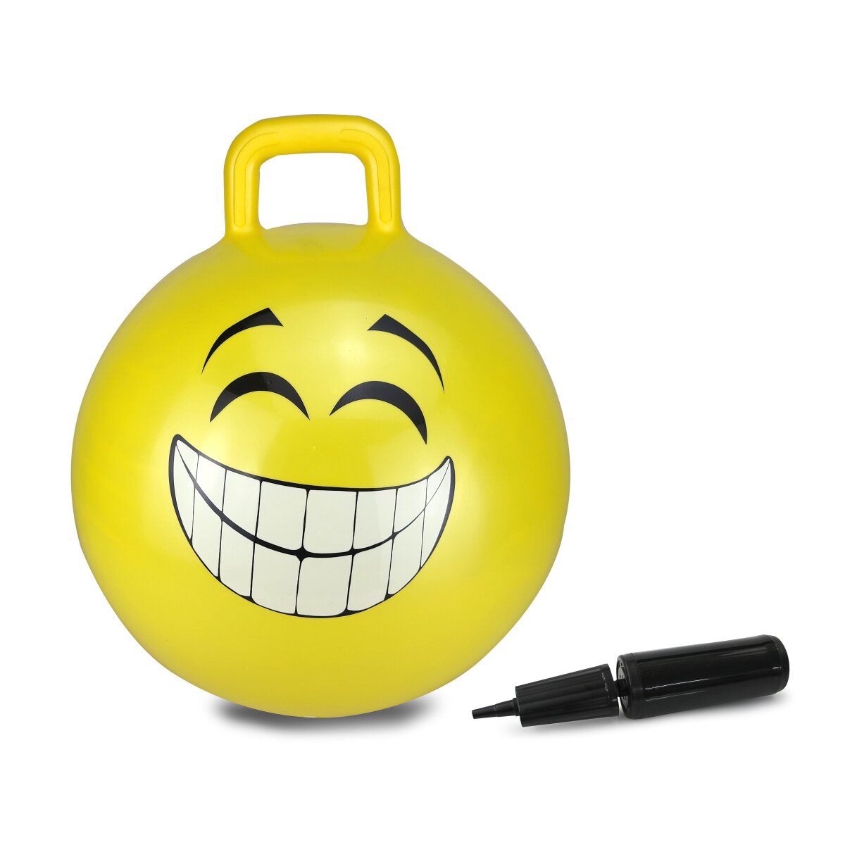 Hüpfball Smile HoppyDoo gelb 450mm mit Pumpe