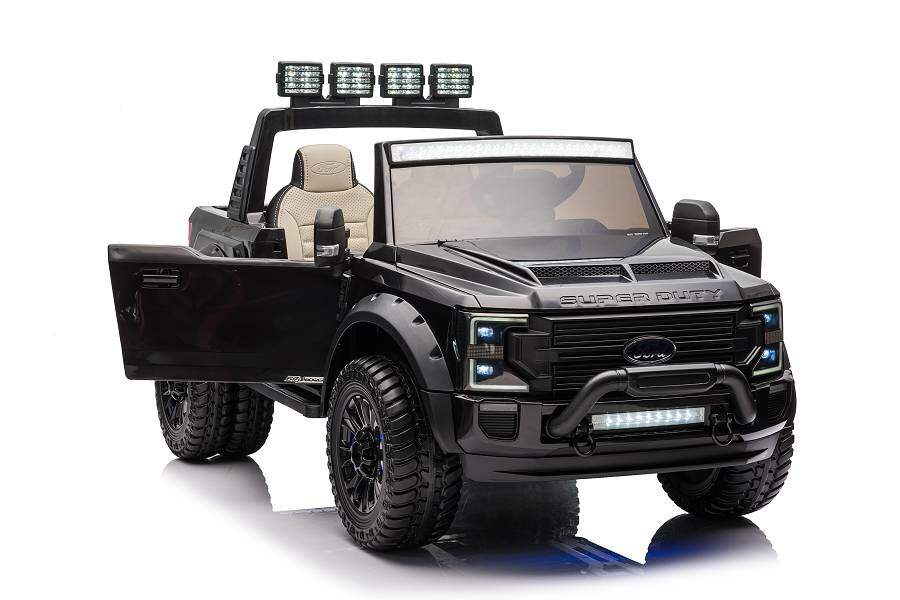 Kinderfahrzeug Ford Super Duty - schwarz - 12V-Version