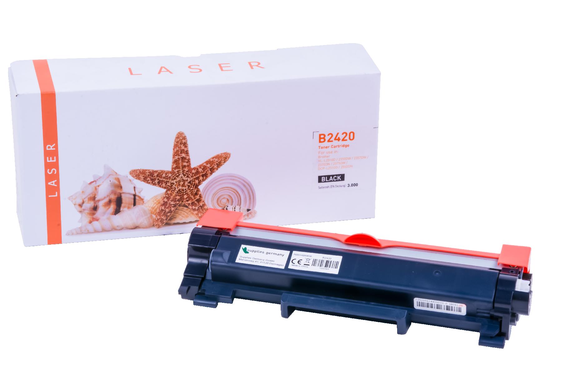 TN2420 alternativ Toner schwarz für Brother / TN2420 / 3.000 Seiten