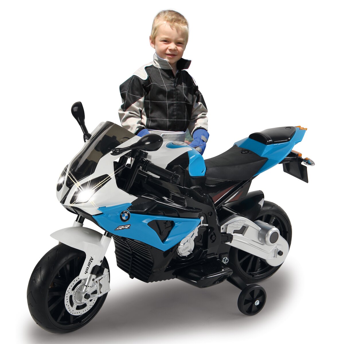 Kinderfahrzeug Motorrad BMW S1000RR blau