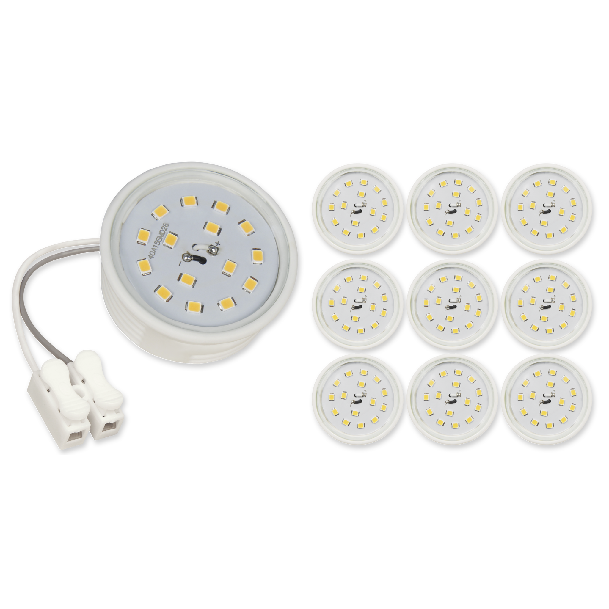 LED-Modul McShine, 5W, 400lm, 230V, 50x23mm, warmweiß, 3000K, 10er-Pack