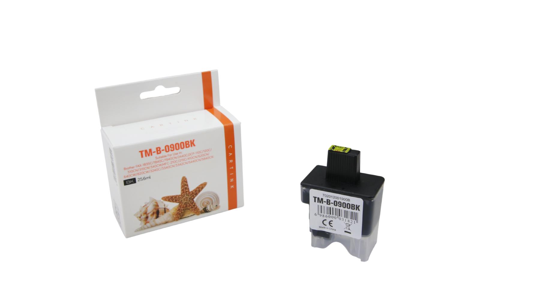 LC900BK alternativ Seestern Tinte black für Brother / LC900BK / 25,6ml