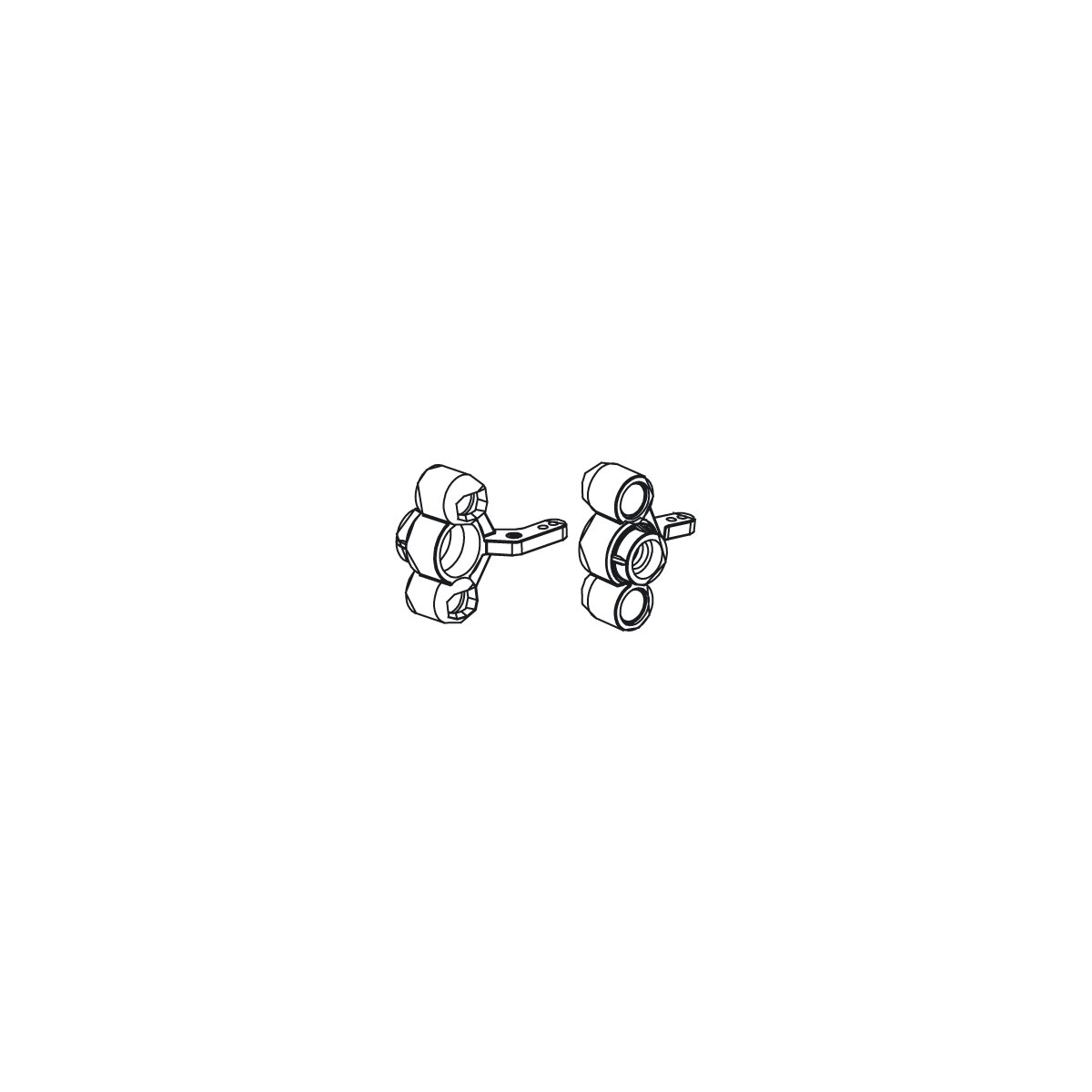 Achsschenkel VE2 Vo-Mj-Ti-Ho- In-CC vorn Voltage-Major-Tiger-Hoolk Infect-Liquid Achsschenkel VE2 Vo-Mj-Ti-Ho- In-CC vorn Voltage-Major-Tiger-Hoolk Infect-Liquid