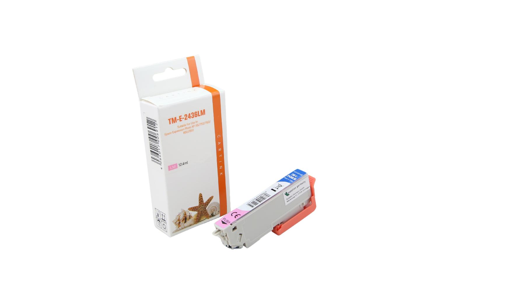 T2436XL alternativ Seestern Tinte Light Magenta / C13T24364010 / 12,4ml