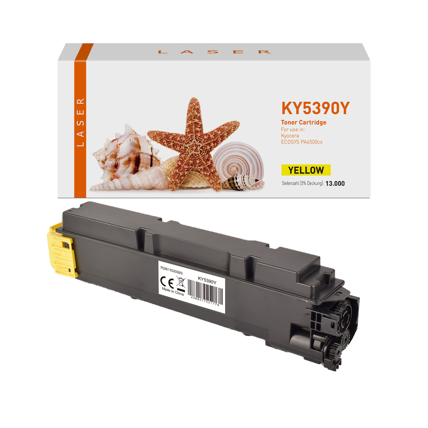 TK5390Y alternativ Toner gelb für Kyocera / TK5390Y / 13.000 Seiten