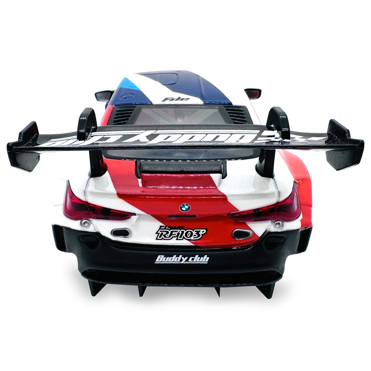 BMW M4 GT3 Diecast 1:24 weiß inkl. Knopfzellen