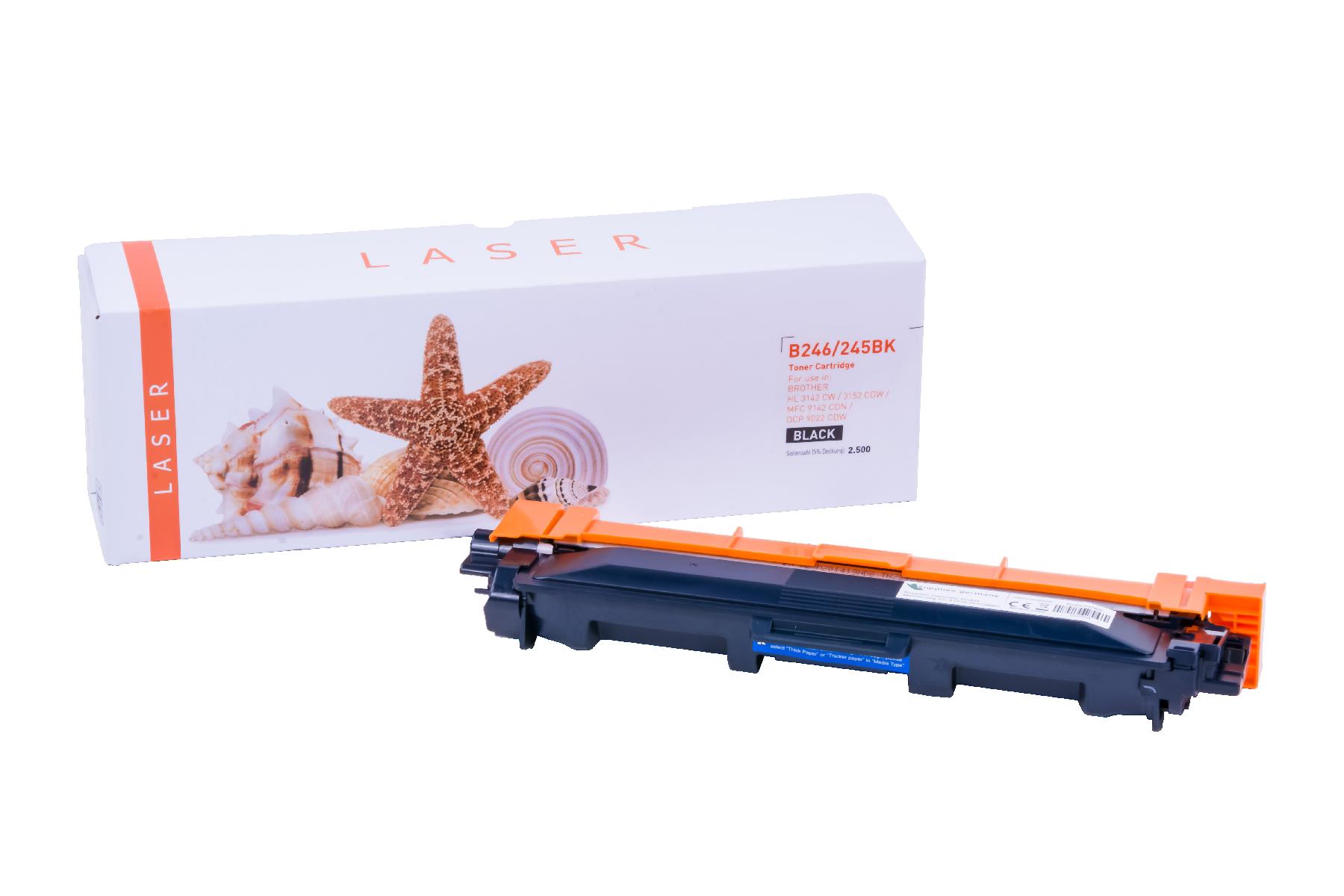 TN246schwarz Universaltoner TN241/242/245/246schwarz für Brother / TN246BK / 2.500 Seiten