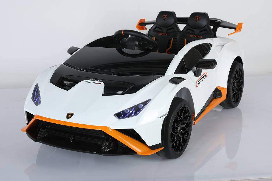 Kinderfahrzeug Lamborghini Huracan STO Drift - weiß