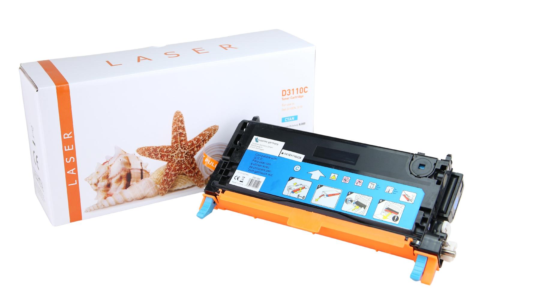3110/3115C alternativ Toner cyan Dell / PF029/59310171 / 8.000 Seiten 3110/3115C alternativ Toner cyan Dell / PF029/59310171 / 8.000 Seiten