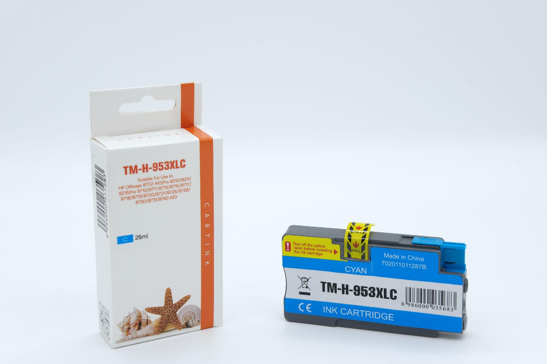 953XLC Refill Tinte Cyan für HP / F6U16AE / 26ml