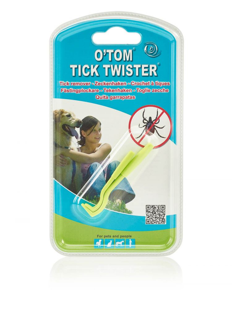 OTom Zeckenhaken Grün - 2 Stück