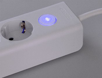 Steckdosenleiste mit Ladebuchsen für USB, USB-A /USB-C,5-fach, weiß, 1,5m Kabel