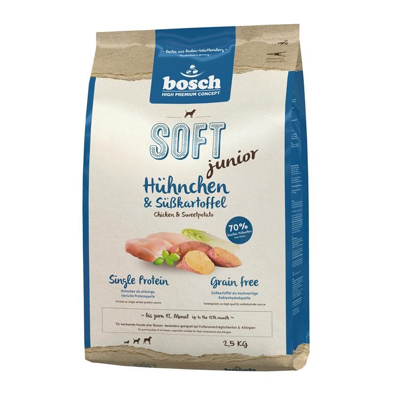 Bosch Soft Junior Hühnchen & Süßkartoffel - 2,5 kg Bosch Soft Junior Hühnchen & Süßkartoffel - 2,5 kg
