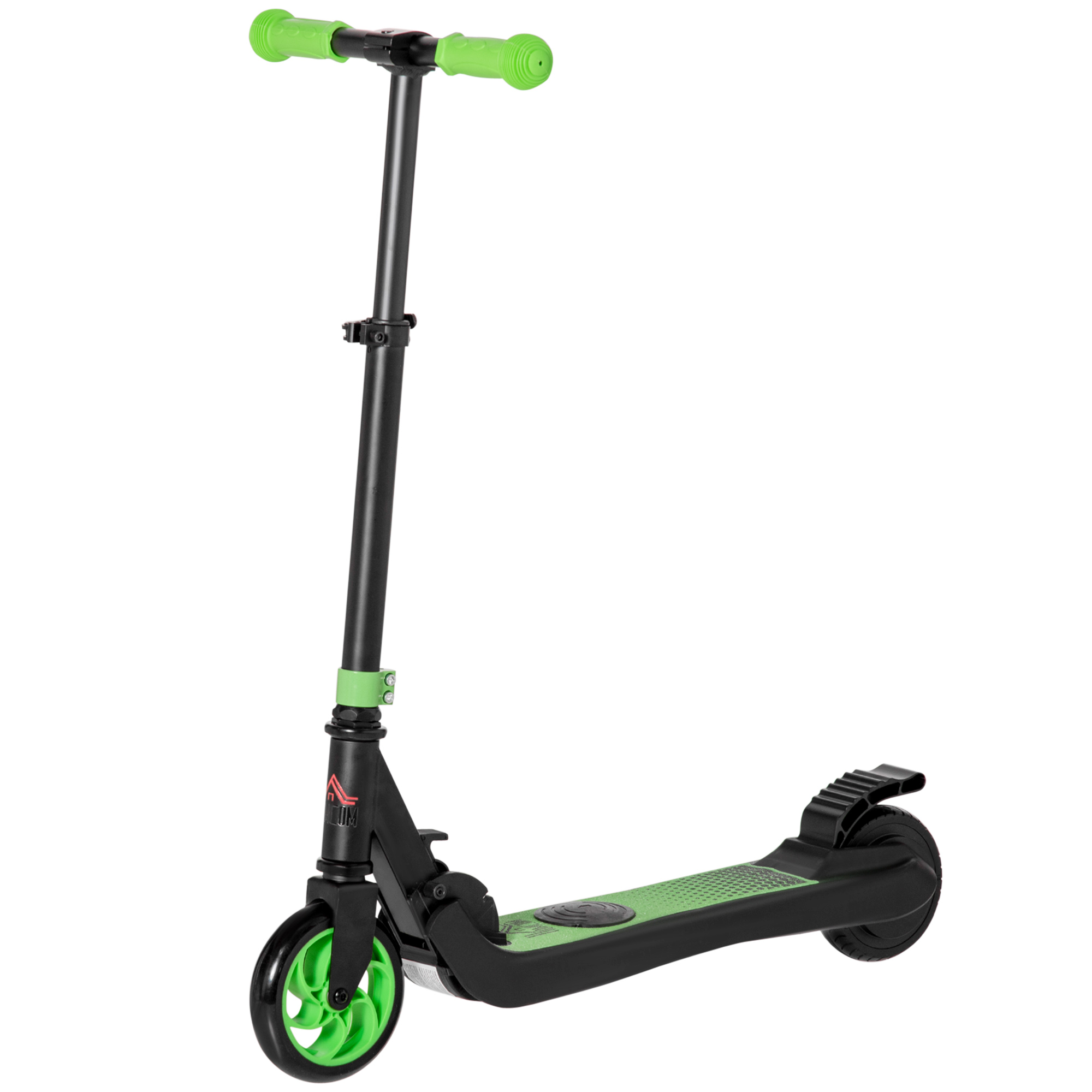 E-Scooter Elektro Scooter 120W Motor 6 km Reichweite max. 8 km/h Elektroroller ab 6 Jahren Grün+Weiß