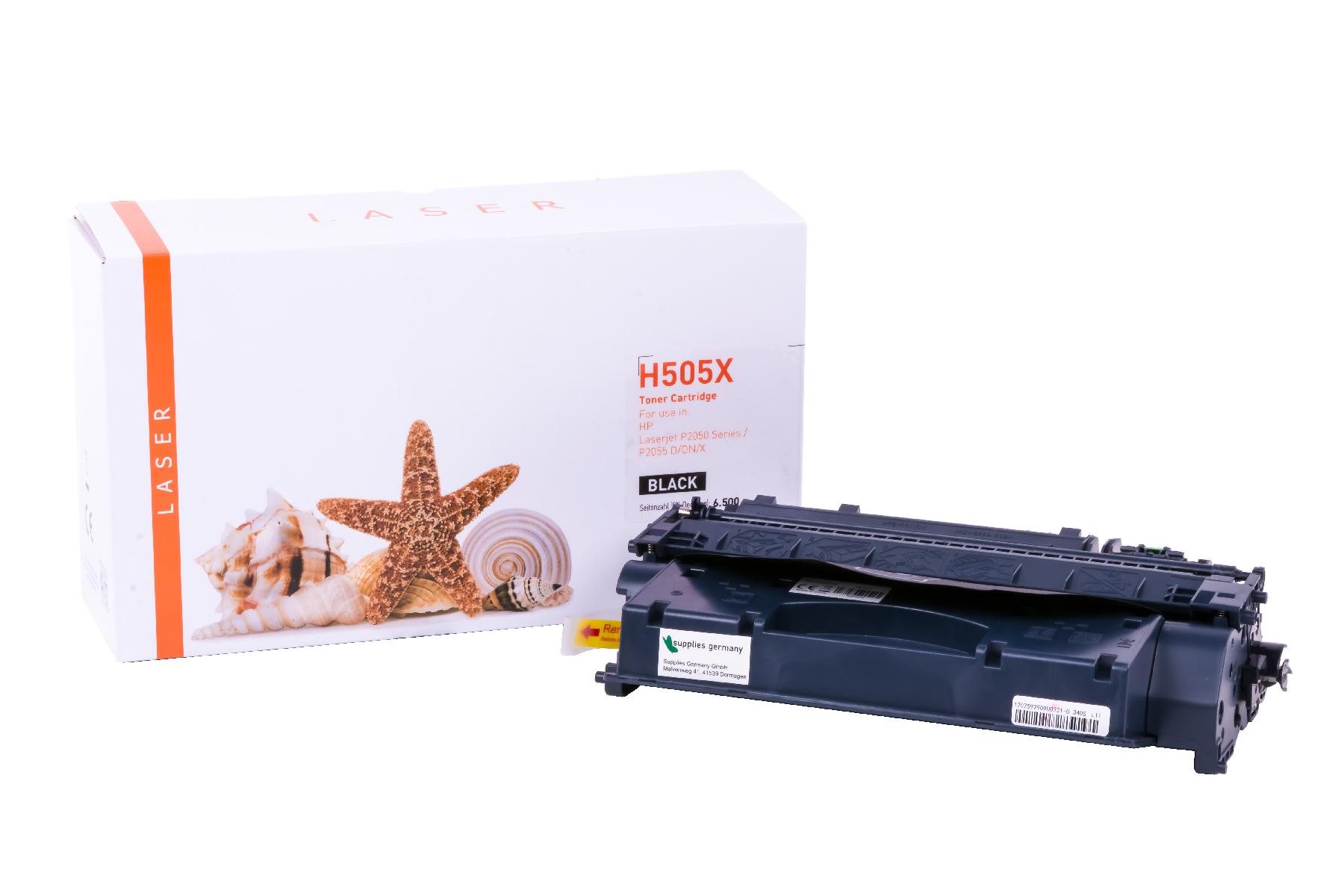 CE505X alternativ Toner black für HP / CE505X / 6.500 Seiten