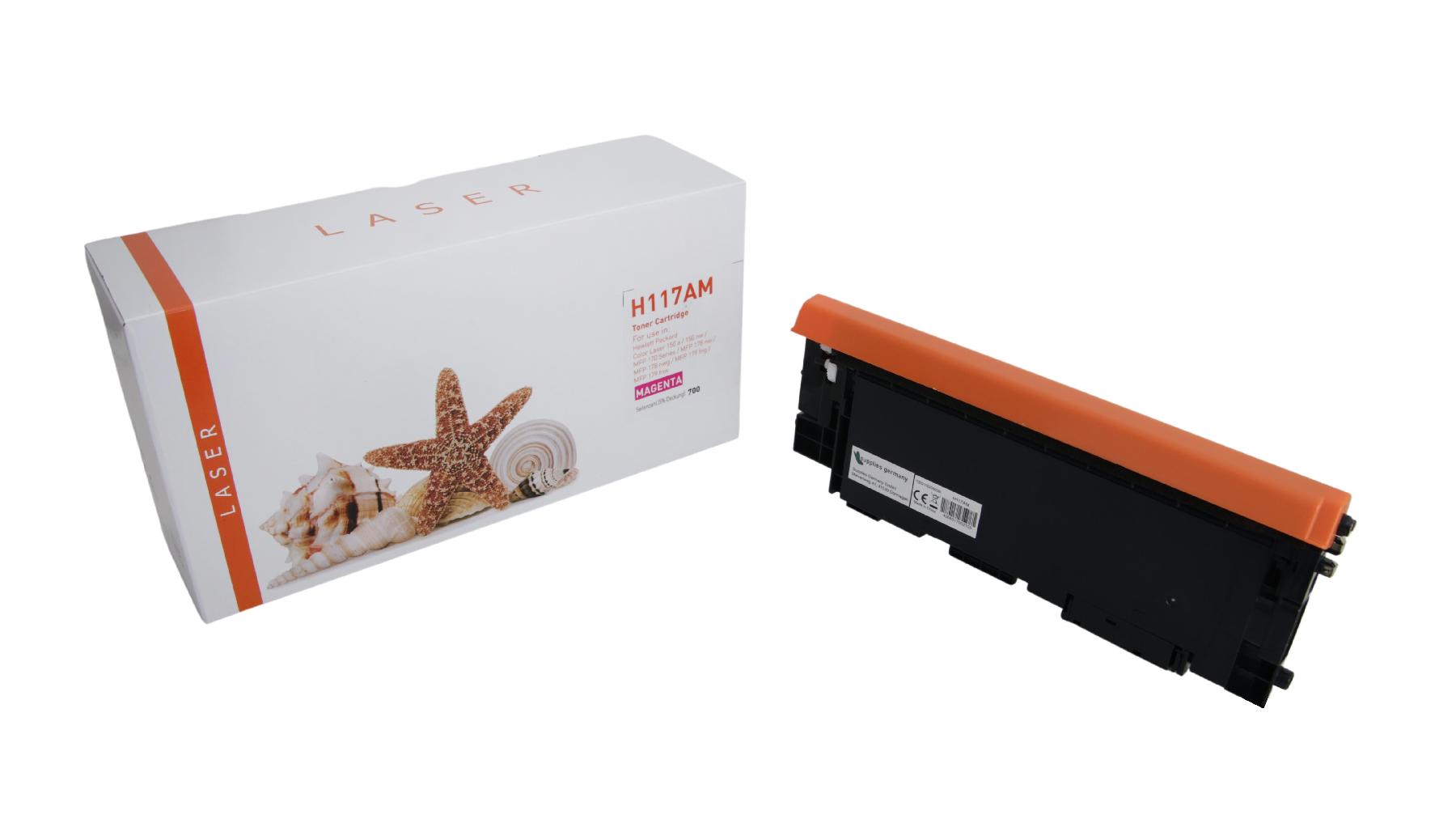 117AM alternativ Toner Magenta für HP / W2073A / 700 Seiten