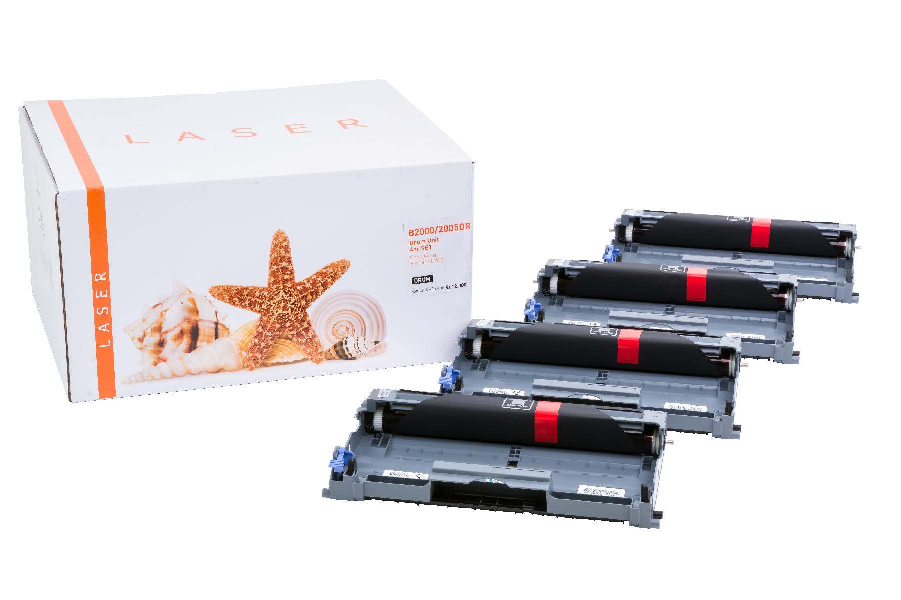 4er Set DR2000/2005 alternativ Trommel / DR2000/DR2005 / 4x12.000 Seiten 4er Set DR2000/2005 alternativ Trommel / DR2000/DR2005 / 4x12.000 Seiten