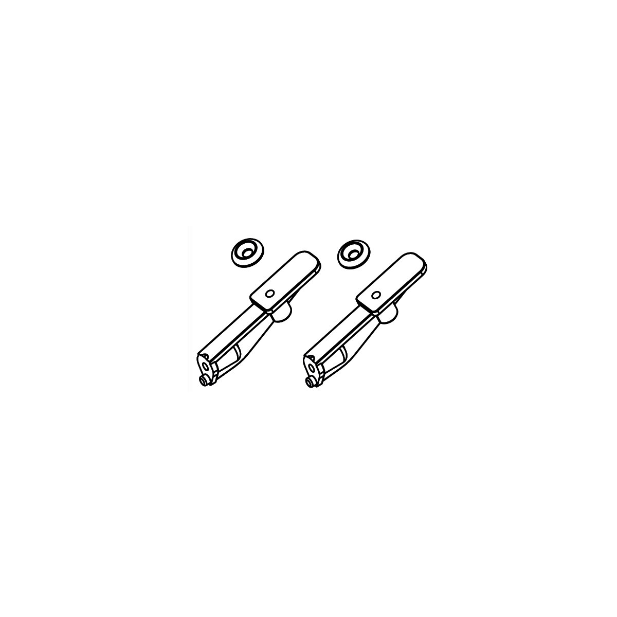 Spoilerhalter Lightray-General Heck komplett
