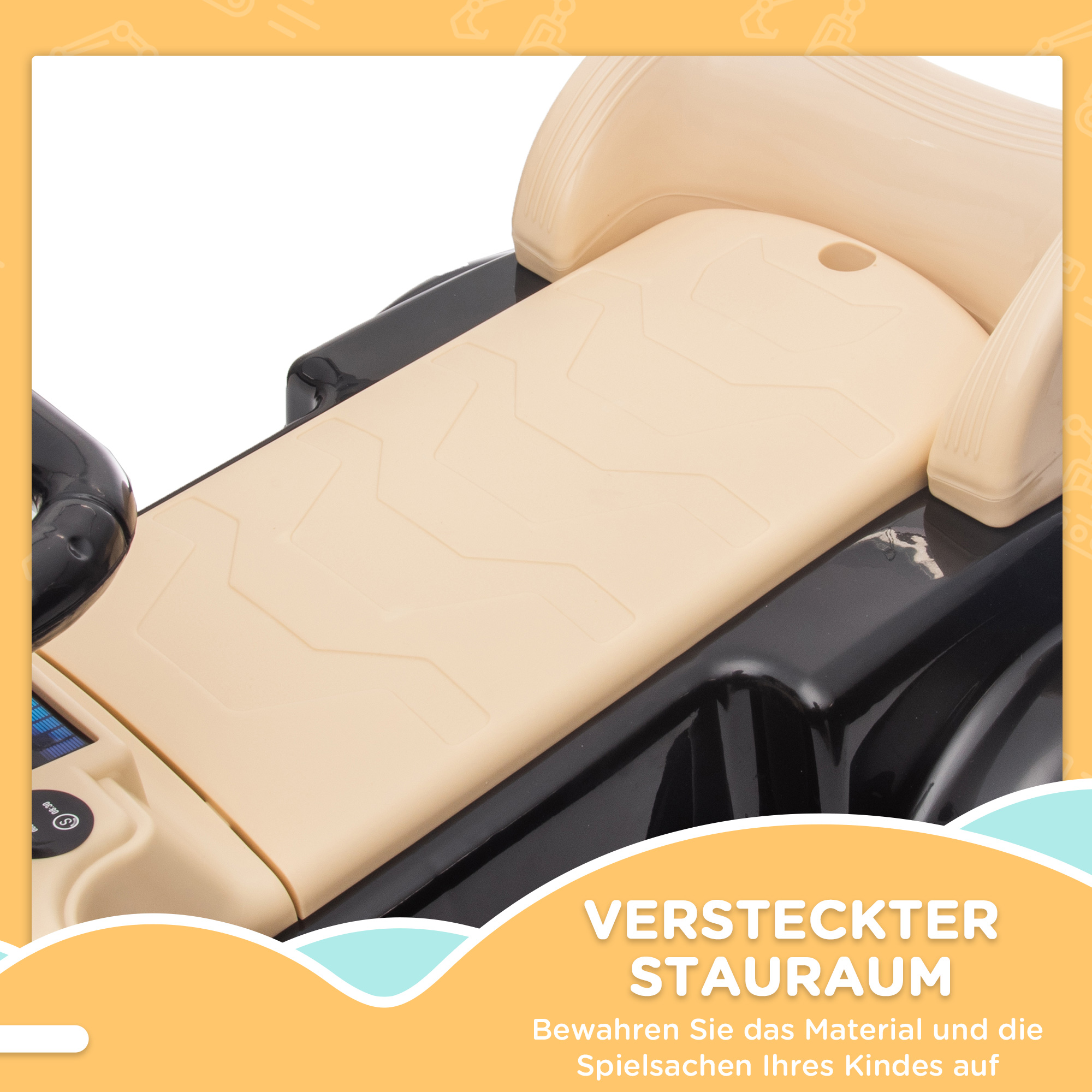 Rutscher Kinderauto Mercedes Benz Design 300 S Design, Schwarz