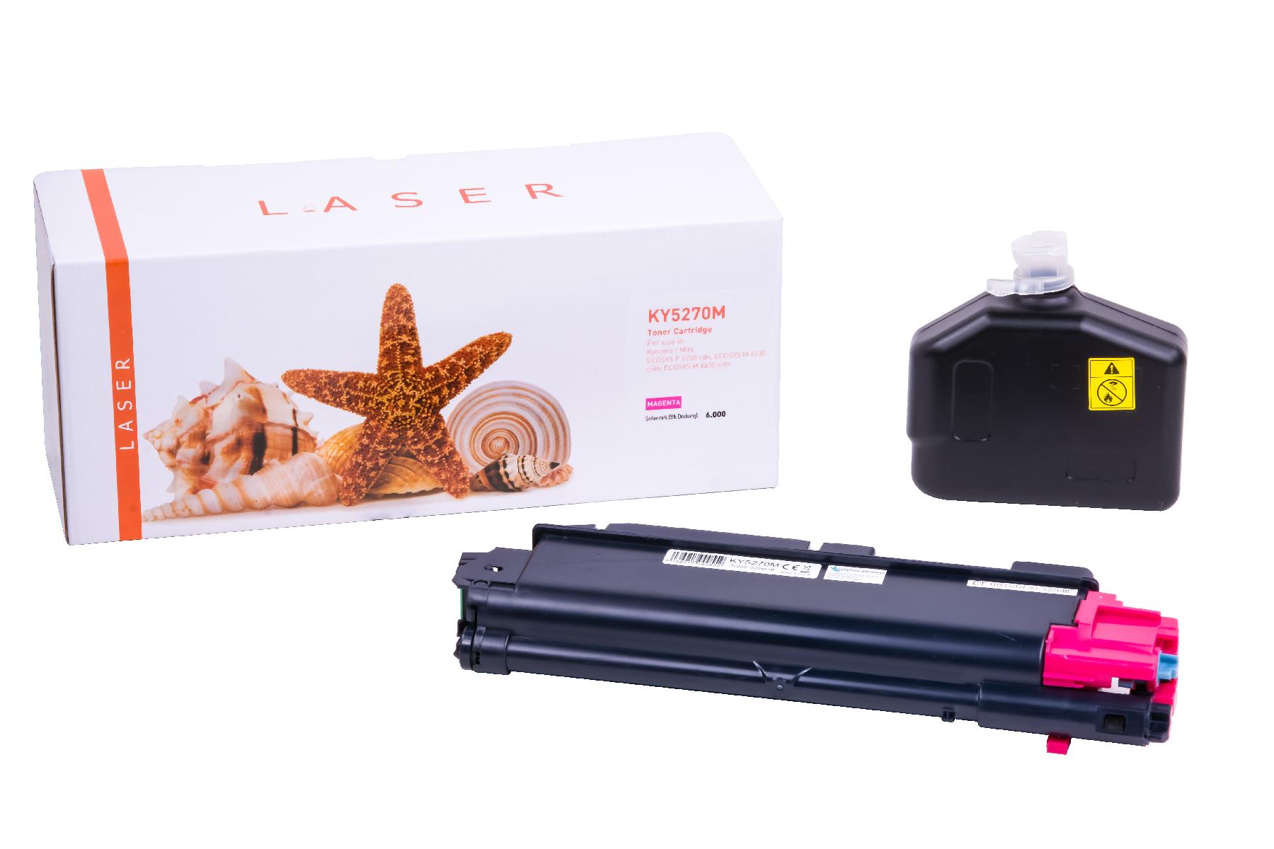 TK5270M alternativ Toner Magenta für Kyocera / TK5270M / 6.000 Seiten TK5270M alternativ Toner Magenta für Kyocera / TK5270M / 6.000 Seiten