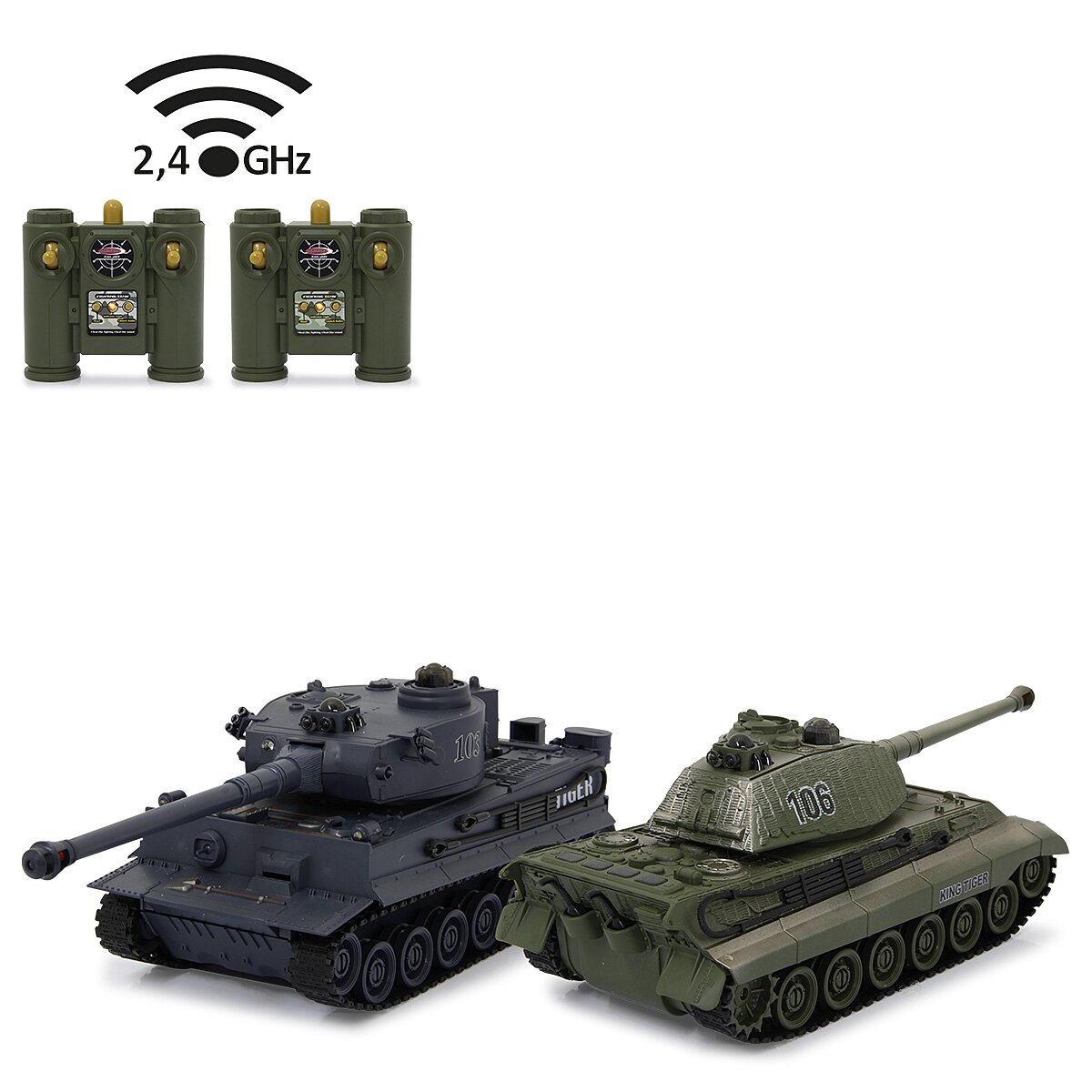 Panzer Tiger Battle Set 1:28 2,4GHz Panzer Tiger Battle Set 1:28 2,4GHz
