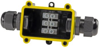Kabelverbinderbox, 2 Anschlüsse, IP68, 450V, Ø 6-11mm für Erdkabel, wasserdicht