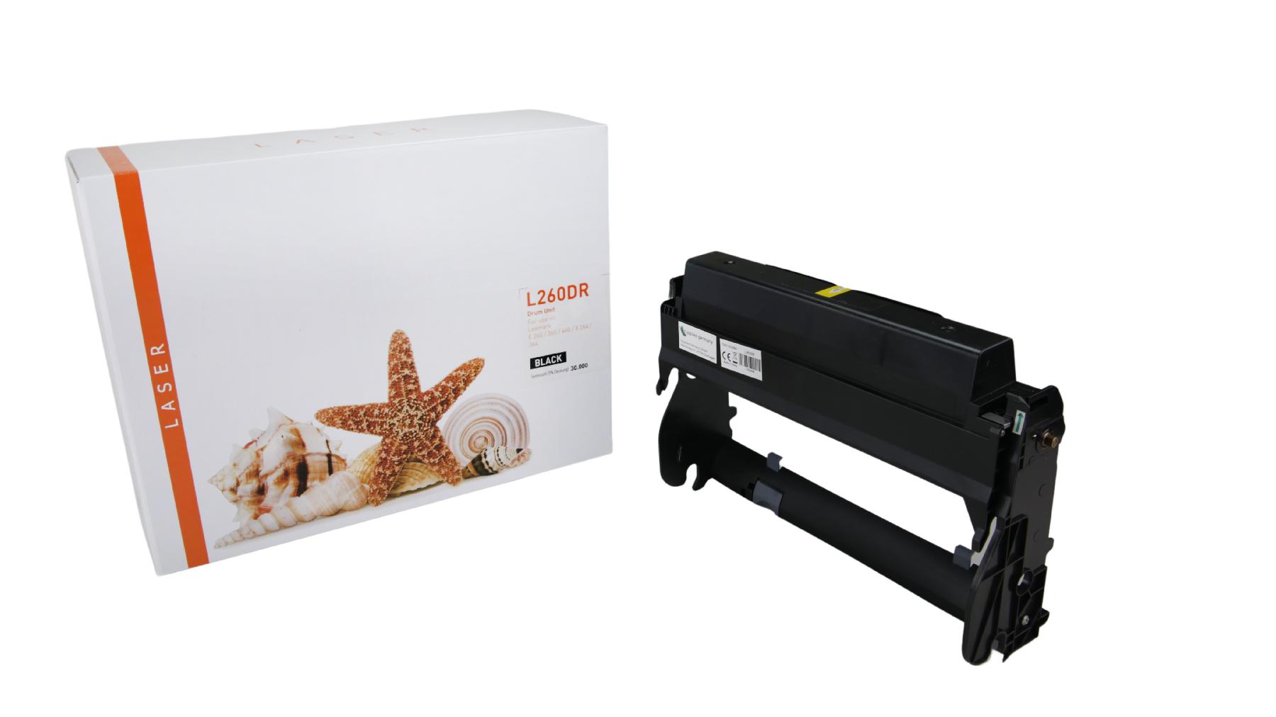 E260DR alternativ Trommel black Lexmark / E260X22G / 30.000 Seiten E260DR alternativ Trommel black Lexmark / E260X22G / 30.000 Seiten