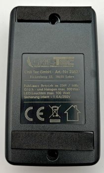 Fußdimmer für Halogen und LED, 230V, 75-300W Halogen, 3-100W LED