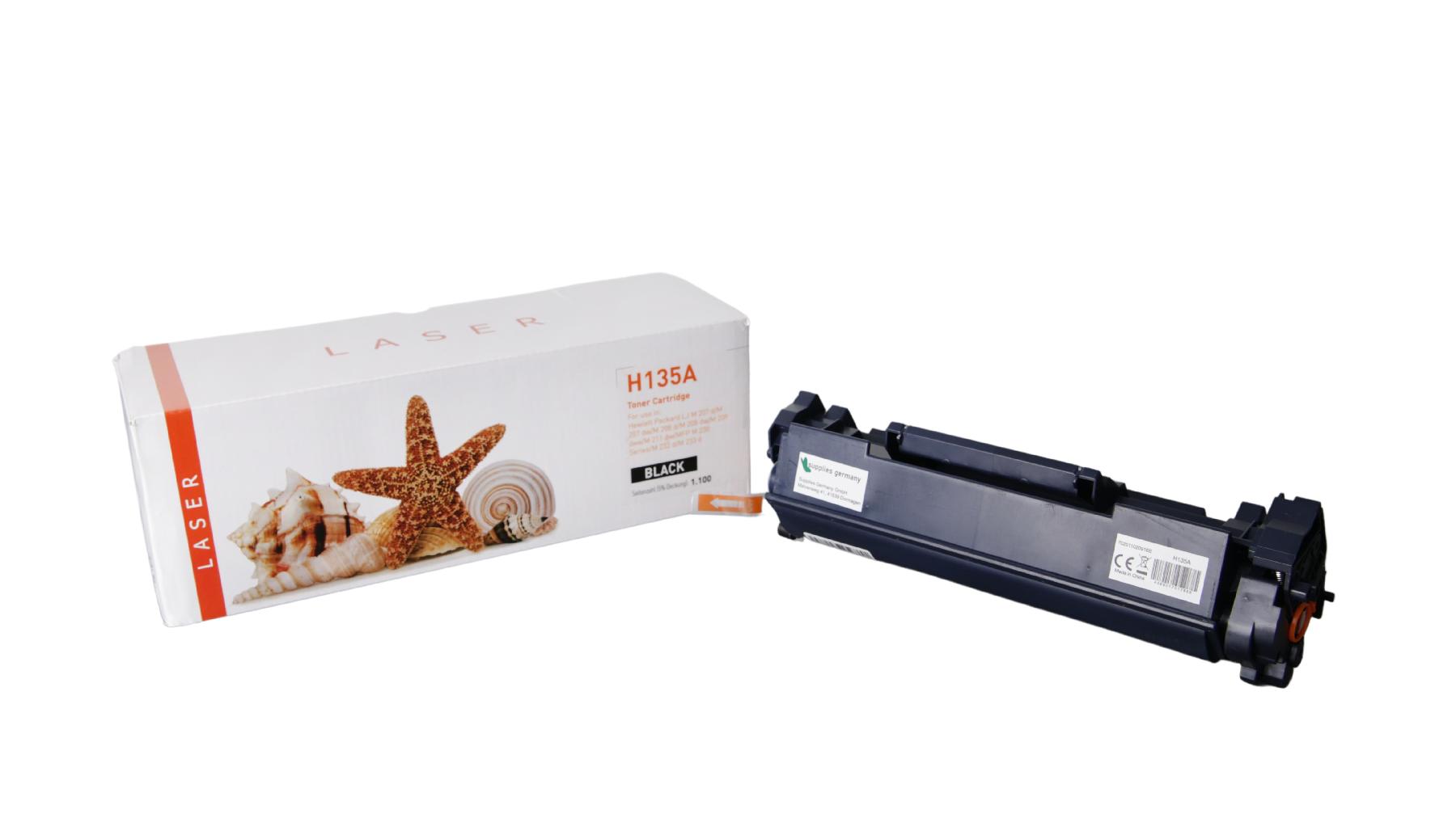 135A alternativ Toner schwarz für HP / W1350A / 1.100 Seiten 135A alternativ Toner schwarz für HP / W1350A / 1.100 Seiten