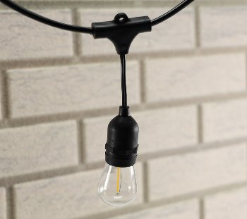 Biergarten-Lichterkette "CT-BGL 15" / 1,5 + 12,5m, 15x Filamentlampe 0,8W