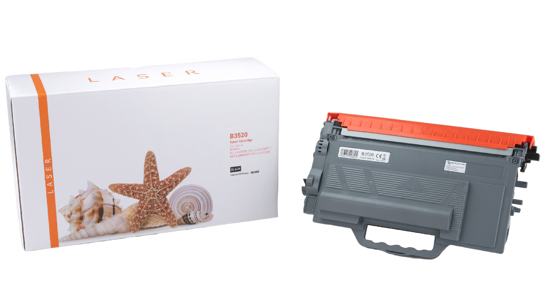 TN3520 alternativ Toner schwarz für Brother  / TN3520 / 20.000 Seiten