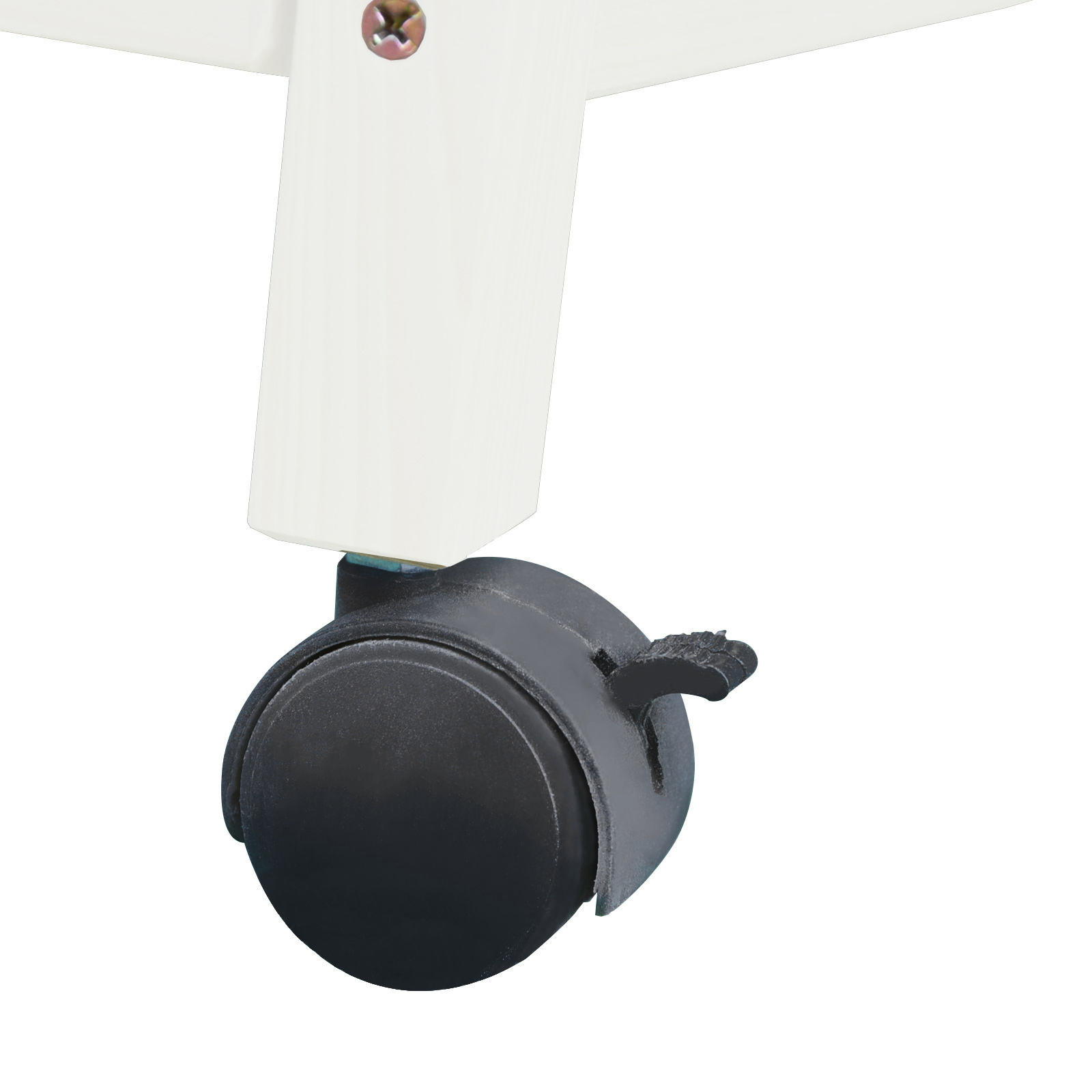 Kleintierstall mit 2 Ebenen 4 Rollen versiegeltes Tannenholz Grau